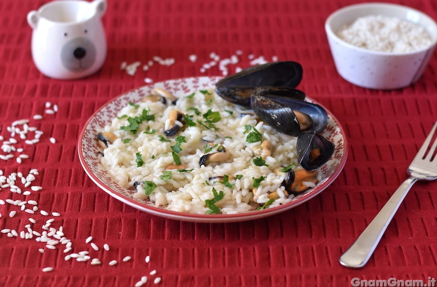 Risotto cozze e pecorino