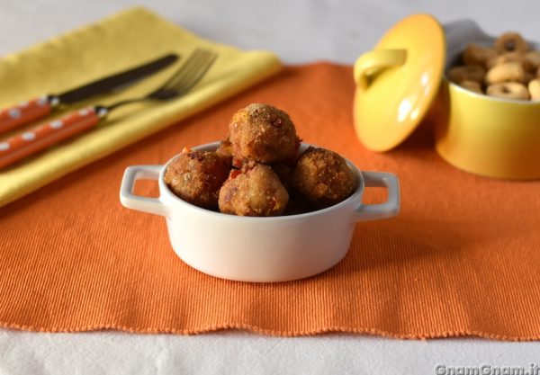 Polpette di tonno e peperoni