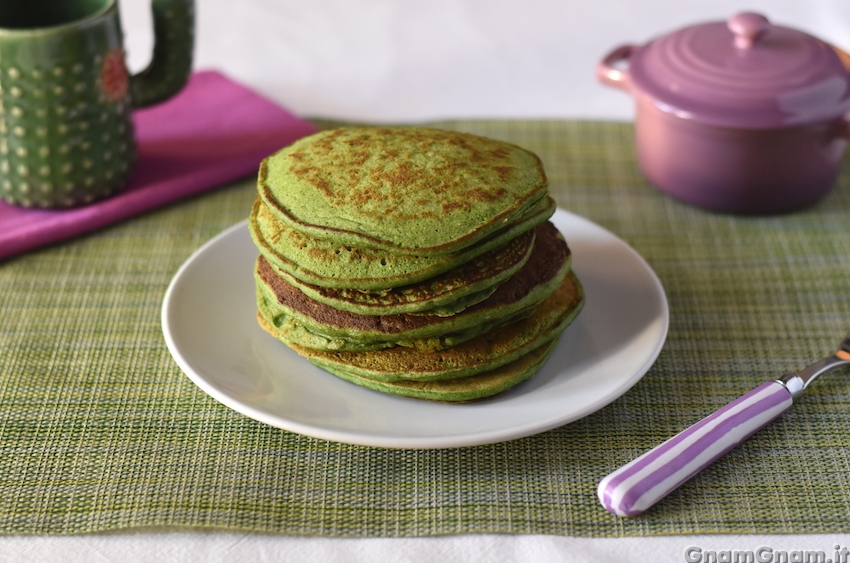 Pancake agli spinaci