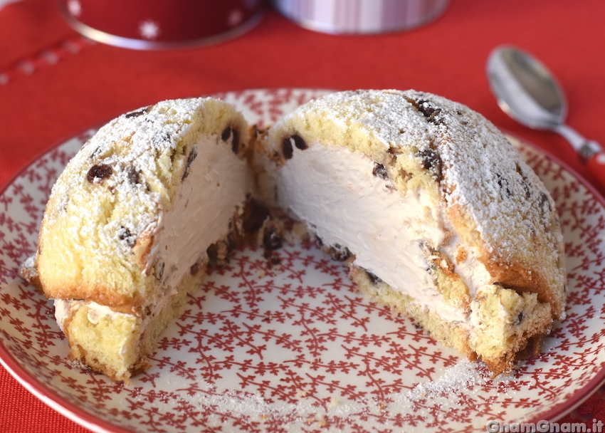 Zuccotto di panettone - La ricetta di Gnam Gnam