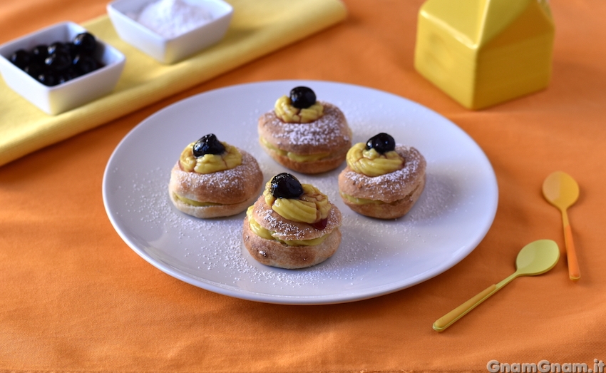 Zeppole di San Giuseppe senza uova