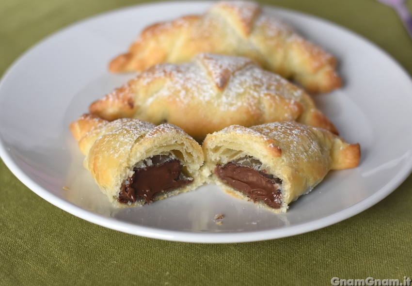 Cornetti alla nutella Foto finale