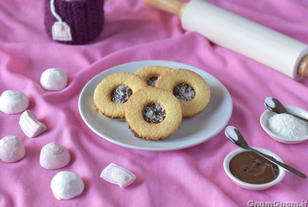 Biscotti cocco e nutella