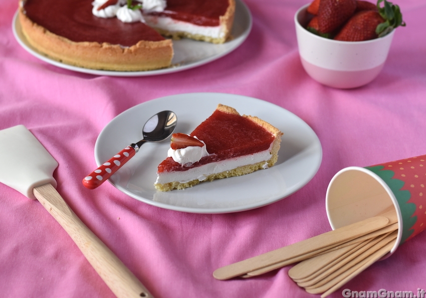 Torta fior di fragola