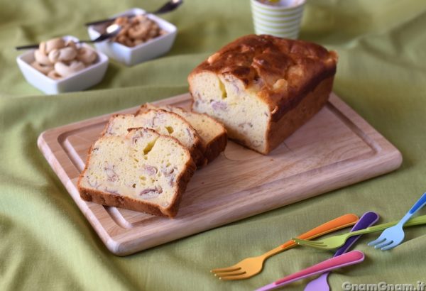 Plumcake salato speck e fontina