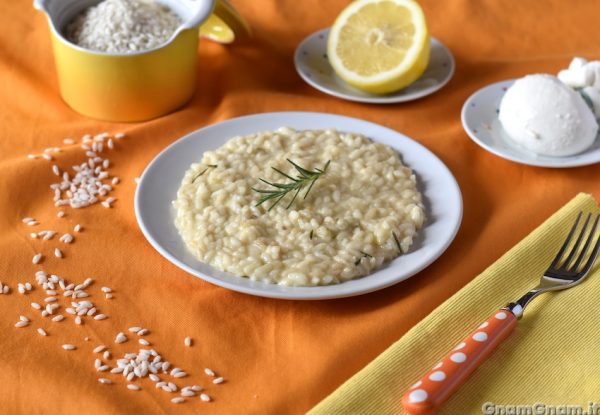 Risotto con burrata