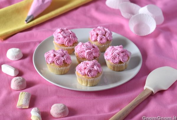 Cupcake bouquet di rose