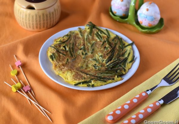 Frittata di fagiolini