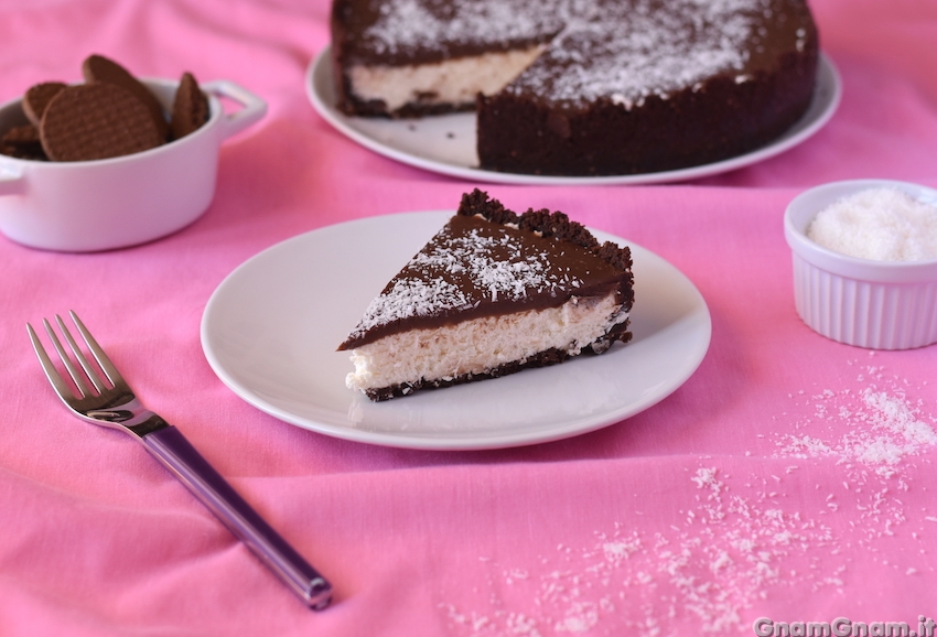 Crostata pinguì al cocco senza cottura