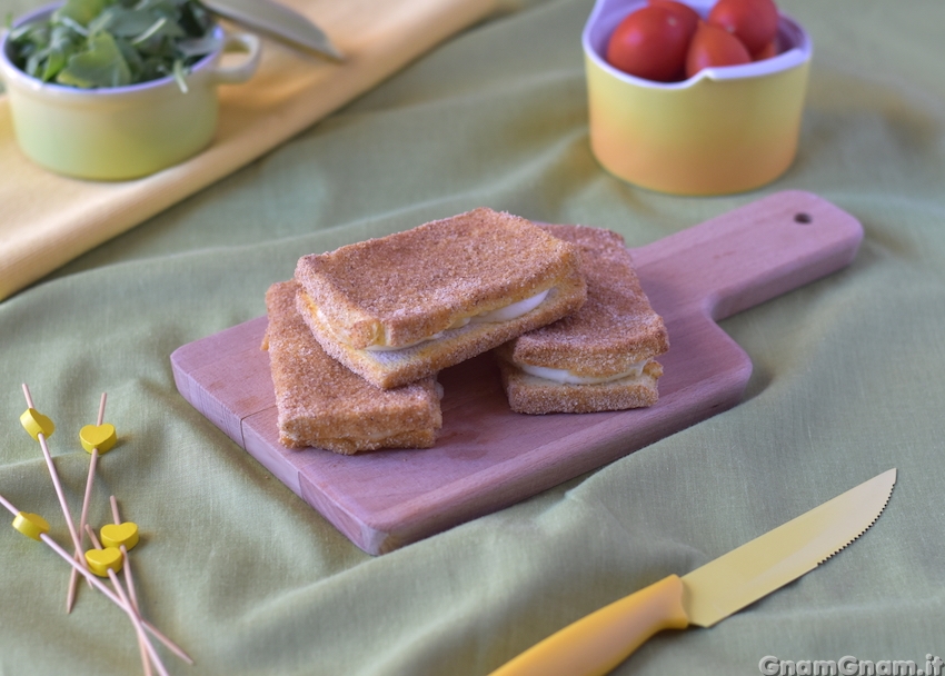 Mozzarella in carrozza al forno