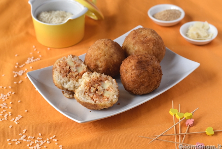 Arancini di pesce spada Foto finale