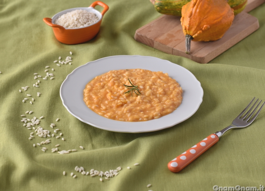 Risotto zucca e stracchino