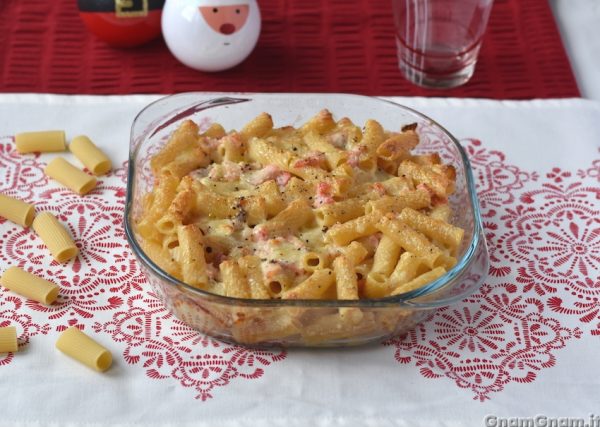 Pasta al forno al salmone