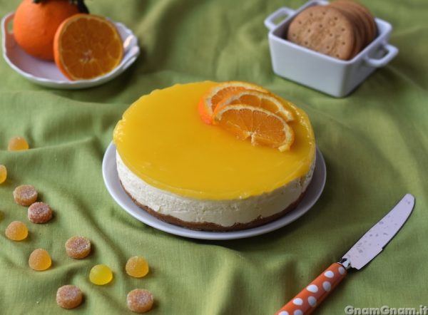 Cheesecake all'arancia