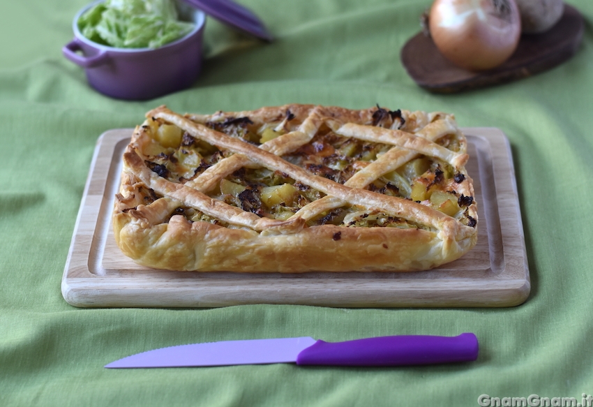 Torta salata verza e patate