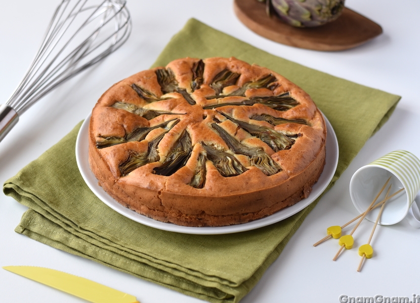 Torta sette vasetti ai carciofi