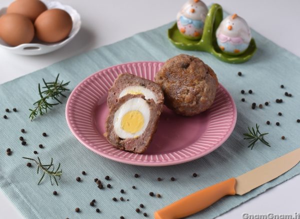 Polpette con uova sode