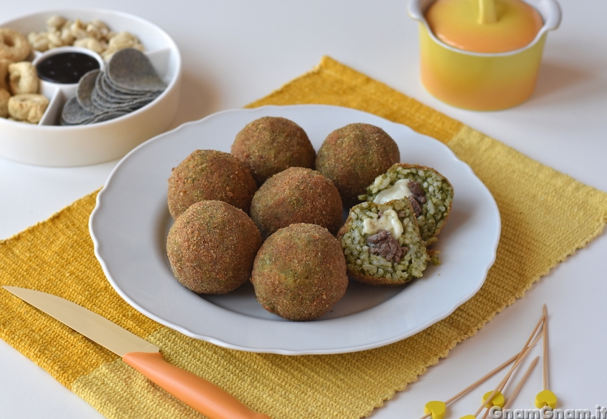 Arancini salsicce e friarielli