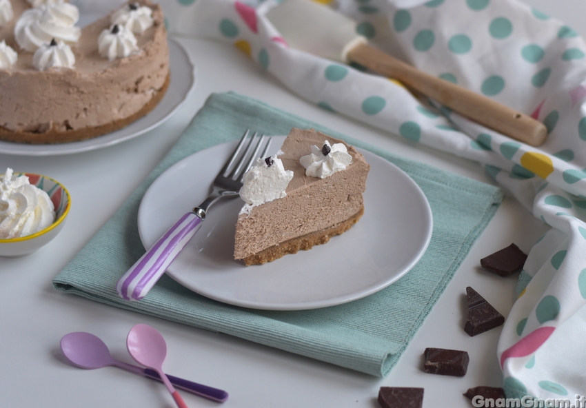 Torta fredda al cioccolato Foto finale