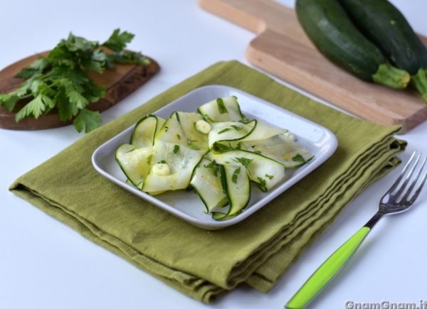 Carpaccio di zucchine