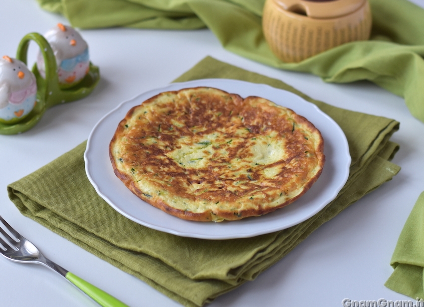 Frittata ricotta e zucchine