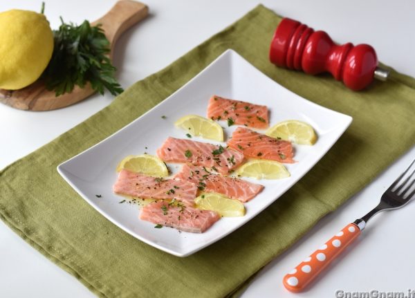 Carpaccio di salmone