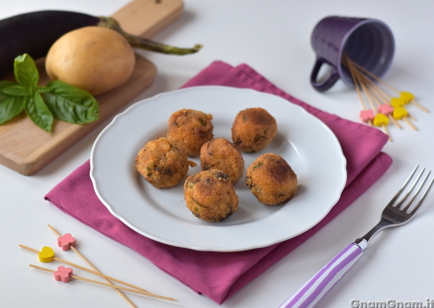 Polpette melanzane e patate