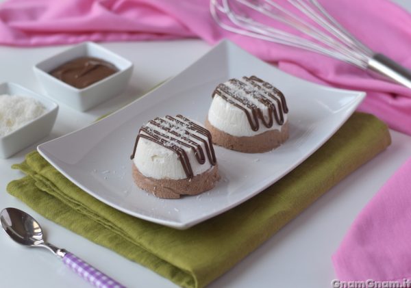 Semifreddo cocco e nutella