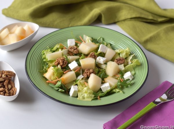 Insalata con melone bianco