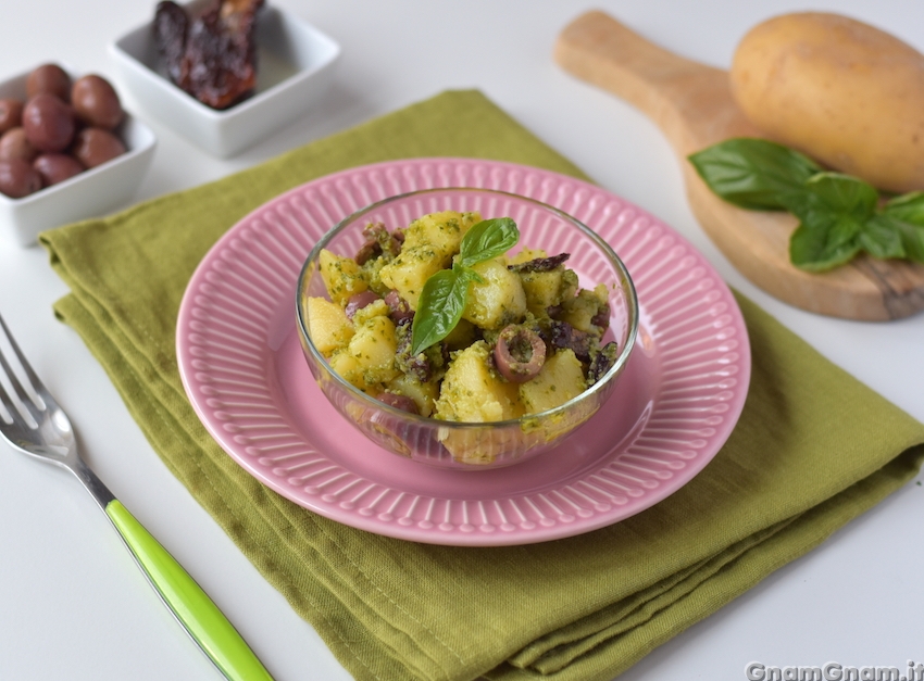 Insalata di patate e pesto