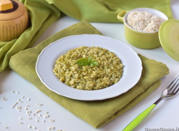 Risotto al pesto