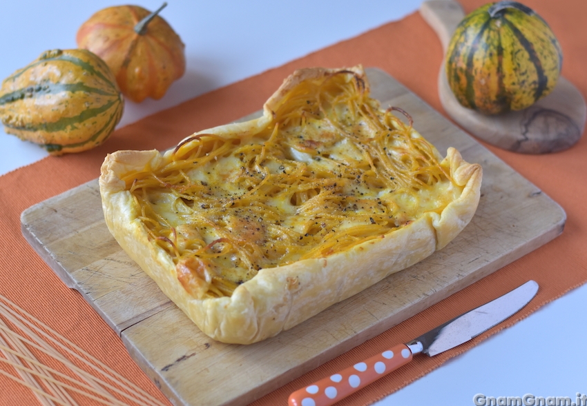 Sformato di pasta alla zucca