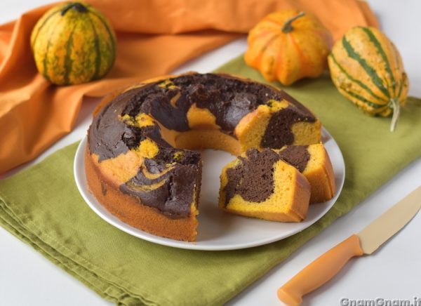 Ciambella zucca e cioccolato