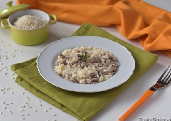 Risotto con salsiccia