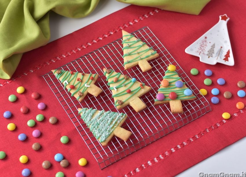 Biscotti albero di Natale