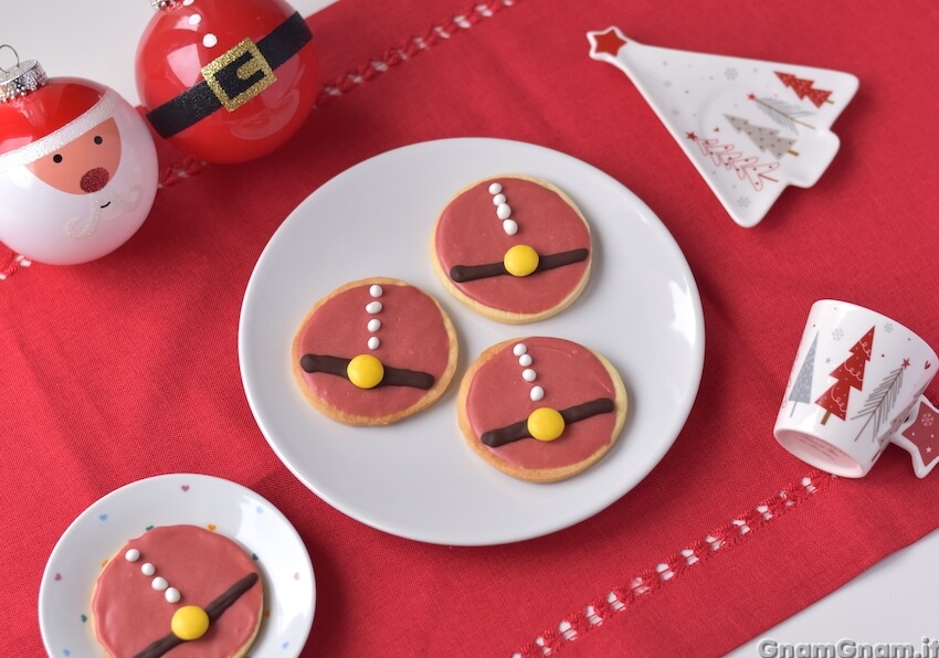 Biscotti vestito di Babbo Natale