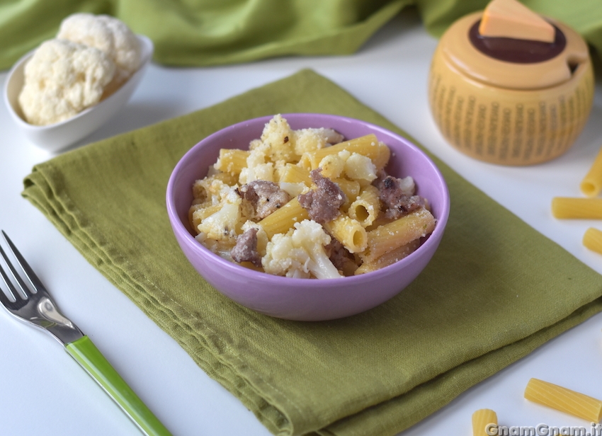 Pasta salsiccia e cavolfiore