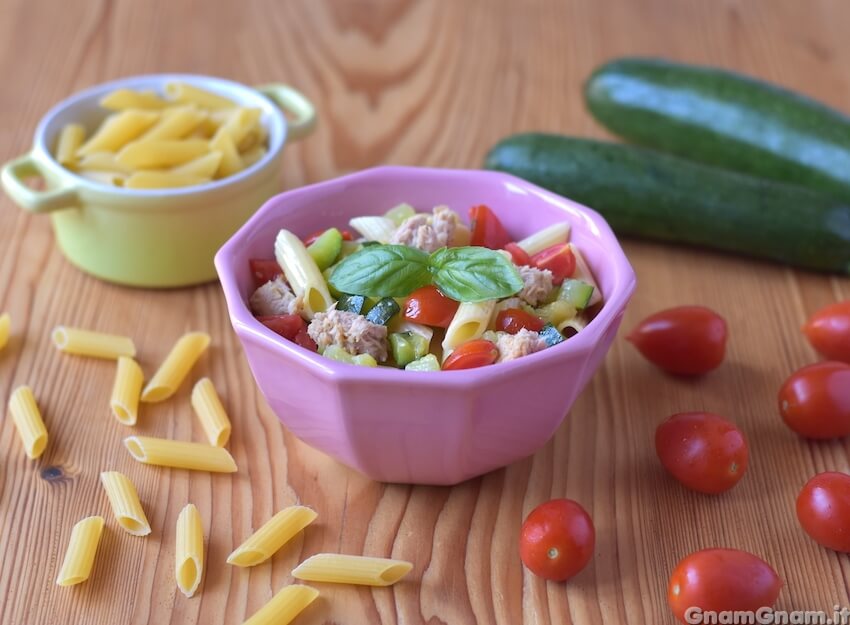 Pasta fredda tonno e zucchine