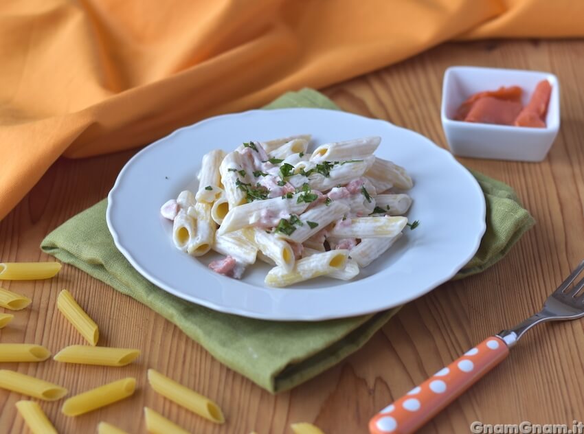 Pasta al salmone