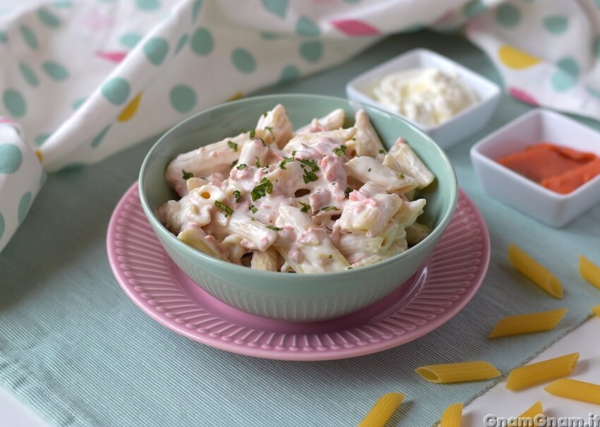 Pasta salmone e philadelphia