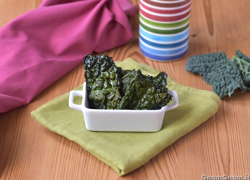 Chips di cavolo nero