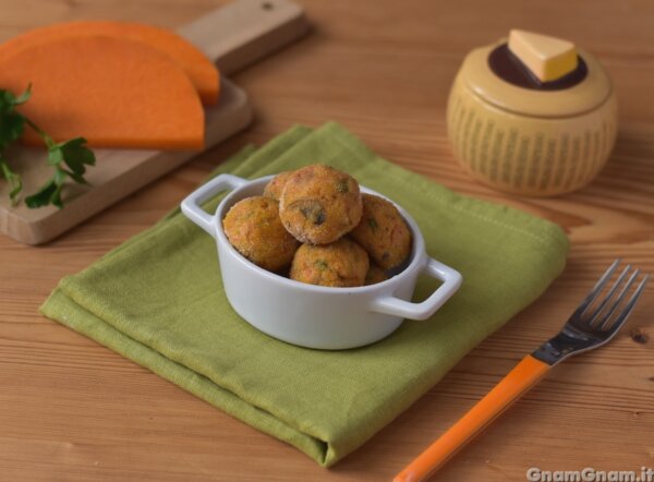 Polpette zucca e funghi