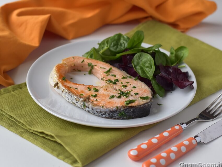 Salmone in padella