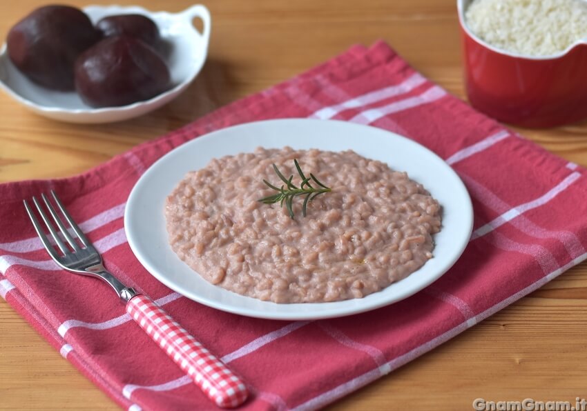 Risotto alla barbabietola