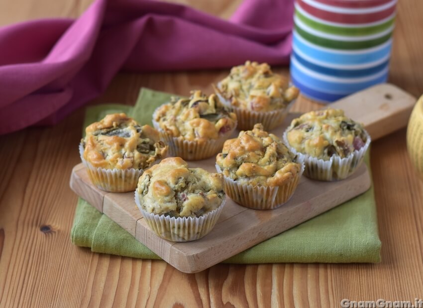 Muffin salati ai carciofi