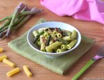 Pasta asparagi e speck