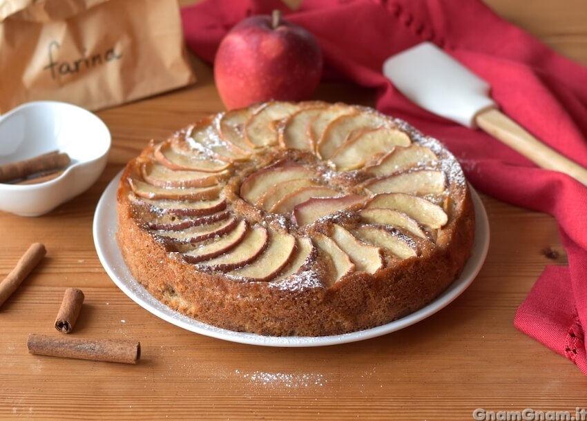 Torta di mele senza burro