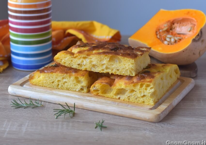 Focaccia alla zucca Foto finale