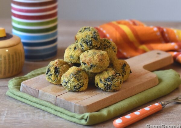 Polpette di zucca e cavolo nero