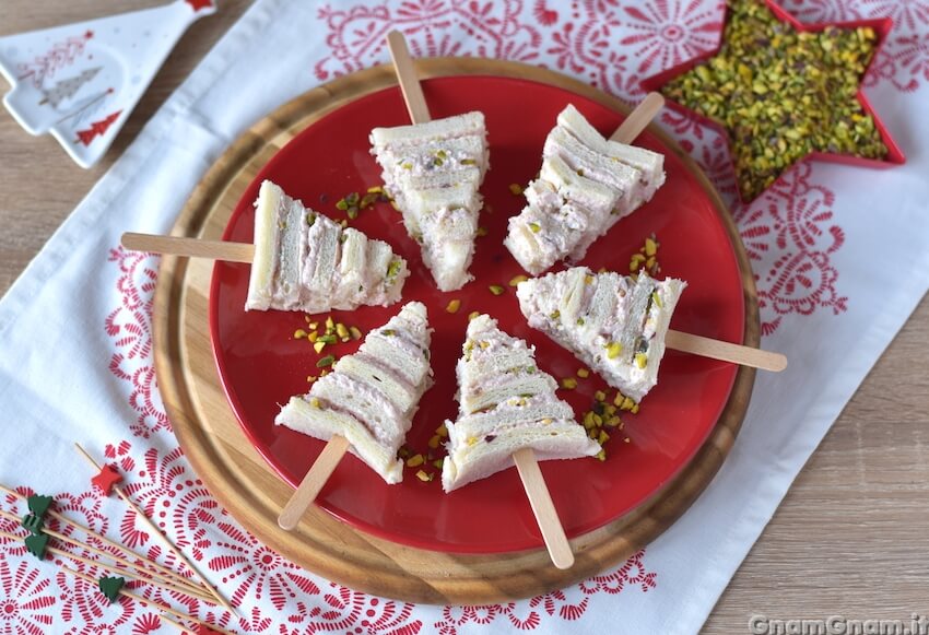 Alberelli con pane per tramezzini